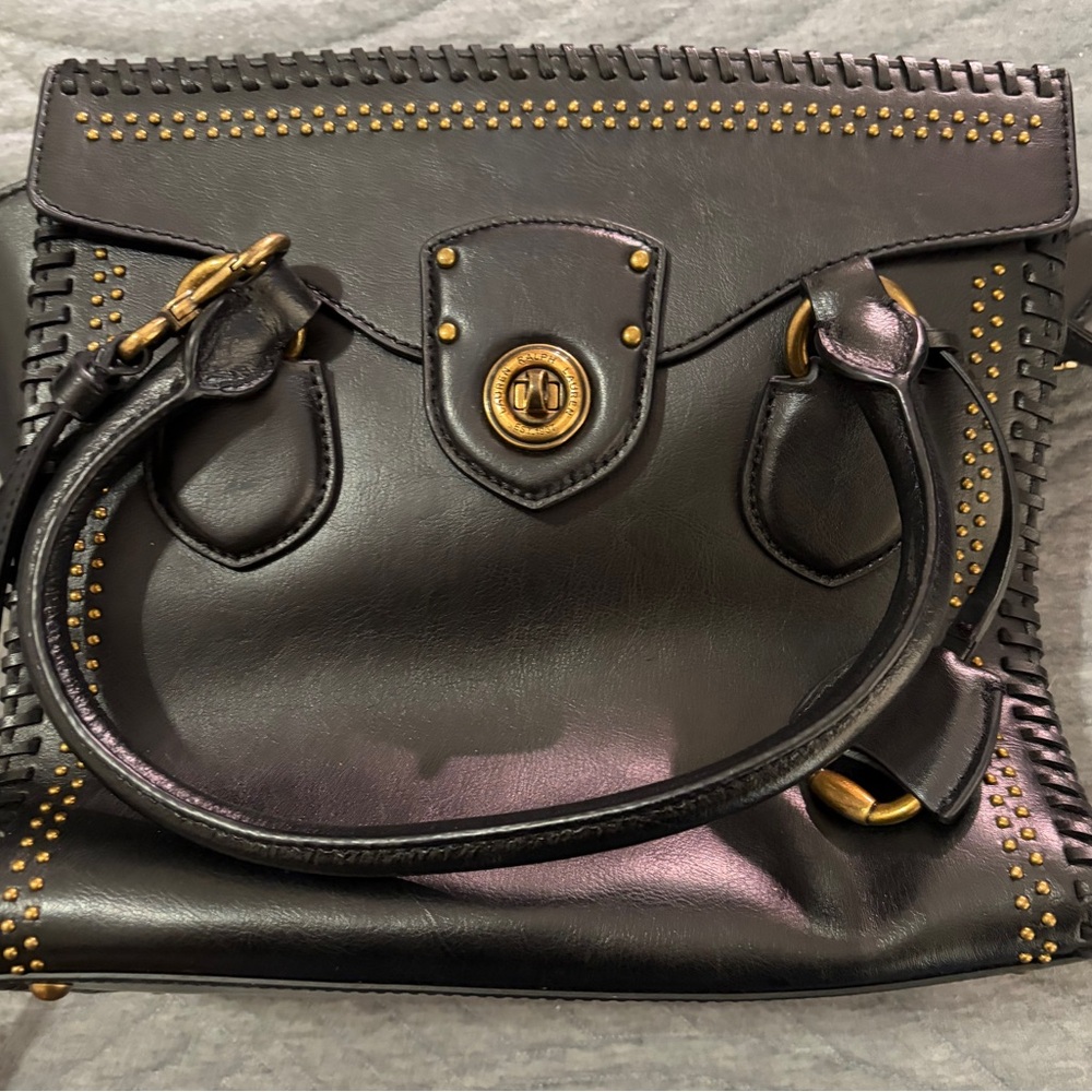 Ralph Lauren cow Leather bag vintage